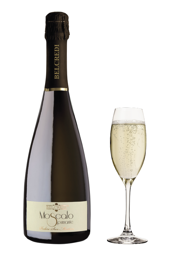 Moscato Sweet Sparkling Wine Belcredi Wine